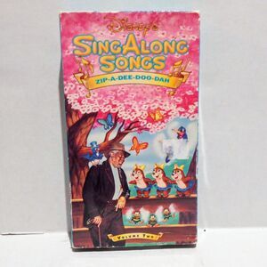 Disneys Sing Along Songs-Song of the South: Zip-A-Dee-Doo-Dah VHS-Vol 2-Rental